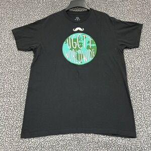 UGCTT Worldwide‎ Shirt Men Extra Large Short Sleeve Crew Neck Cotton XL